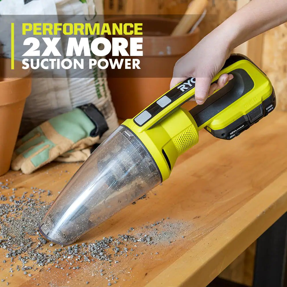 ONE+ 18V Cordless Performance Hand Vacuum Kit with 2.0 Ah Battery and Charger