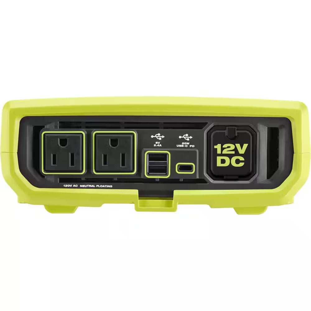 ONE+ 18V 800-Watt Max 12V Automotive Power Inverter with Dual USB Ports