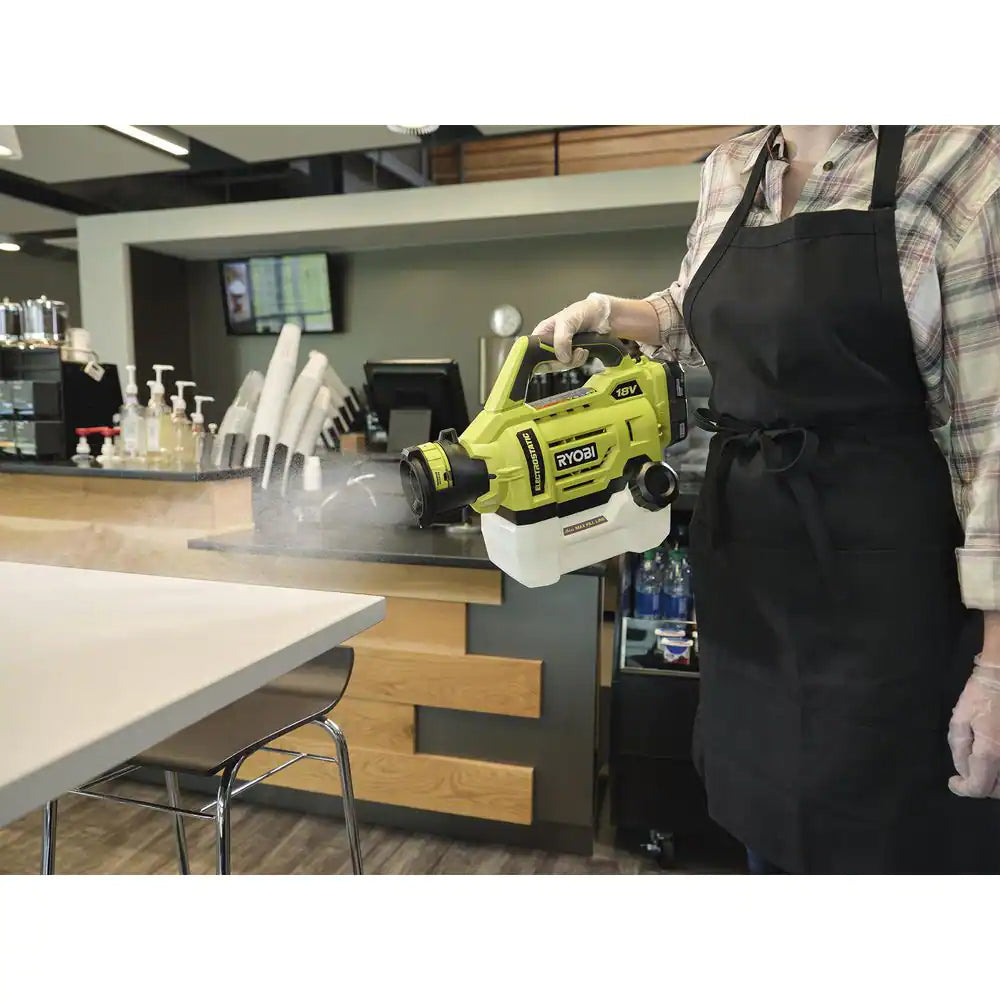 ONE+ 18V Cordless Electrostatic 0.5 Gal Sprayer with 2.0 Ah Battery and Charger